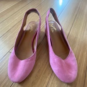 Pink Suede Seychelles Shoes